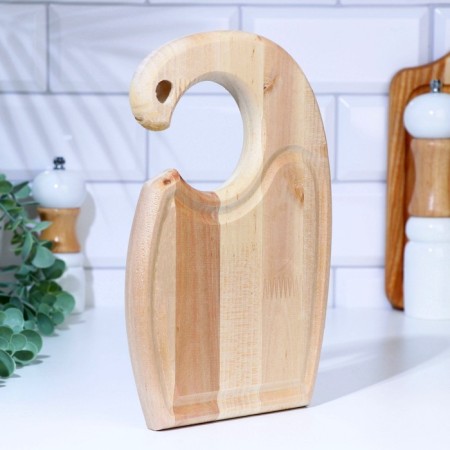 Groot and serving board "under a glass" with a groove for drain, array, 25 × 16.5 × 1.8 cm-1