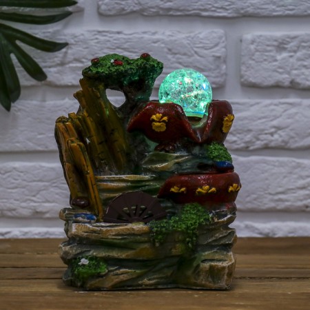 Fountain "jugs in the forest" 13x16x20 cm (with backlight)-2