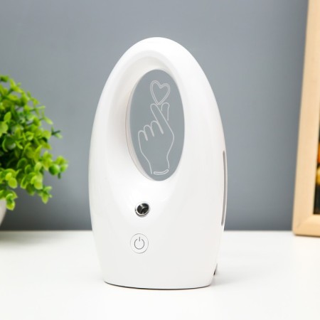 Night with a moisturizer "Lier" LED 7 colors USB white 11x7x18 cm Risalux-1