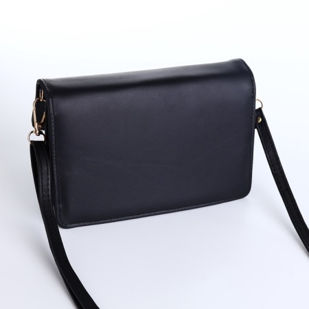 Women's bag with lightning, black color-5