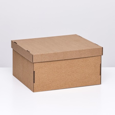 Folding box, craft, 31.2 x 25.6 x 16.1 cm