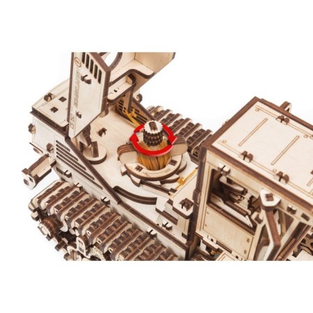 A prefabricated model from wood "Self-propelled KS-150"-12