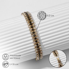 Bracelet with rhinestones 