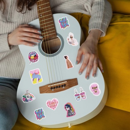 Набор стикеров Girl power, 7 х 6 см, 10 шт-4