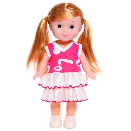 Classic "Julia" doll in a dress, with an accessory-1