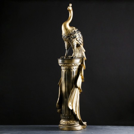 Column "Firebird" Black Gold, 115x40x30cm