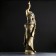 Column "Firebird" Black Gold, 115x40x30cm