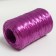 Yarn "for knitting washcloths" 100% polypropylene 400m/100 ± 10 g in the shape of a cylinder (plum)