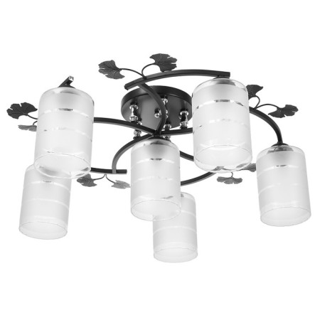 Chandelier 1697/6 E27 40W white 57x57x28 cm Bayerlux-3