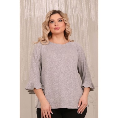 Female jumper, size 52, gray color-7