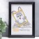 Photo frame plastic L-6 21x30 cm black (plastic screen)