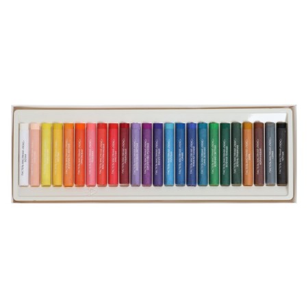 Oil pastel 24 colors, beam de luxe, round-3