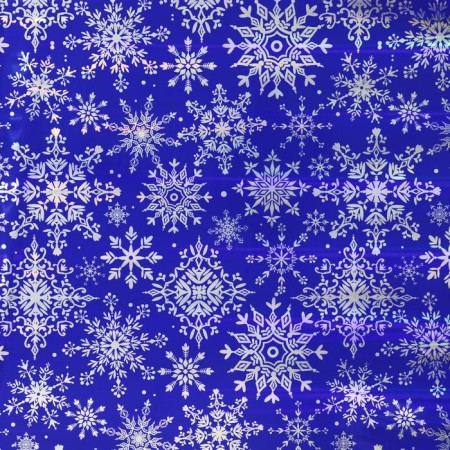 Film packaging holography "Snowflakes", 100 x 70 cm, New Year-3