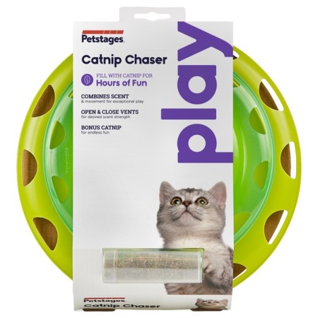 Petstags "track" toy for cats, with a cat mint container-1