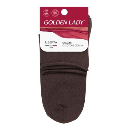 Women's socks Golden Lady Liberta, size 35-38, Coffee color