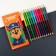 Color pencils, 24 colors, bilateral, puppy patrol