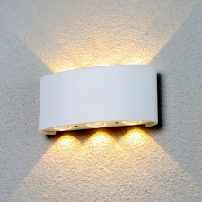 Elektrostandard lamp, 6 W, LED, 3000K, 410 LM, IP54, wall, Techno 1551 LED White