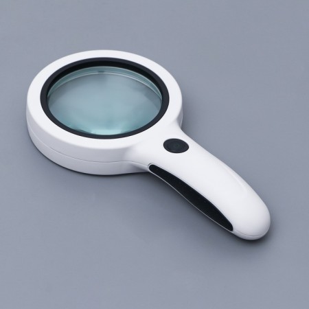 Magnifier 5x, d = 8cm, with backlight, white-3