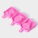 A set of ice cream shapes, 3 pcs, silicone, 14 × 7.5 × 2.5 cm, pink color