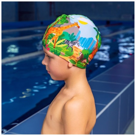 Safari children's cap for swimming, fabric, girth 46-52 cm-3