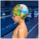 Safari children's cap for swimming, fabric, girth 46-52 cm