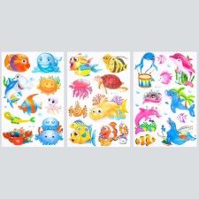 Interior plastic sticker 3D 