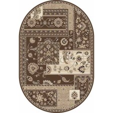Oval carpet Merinos Valencia Deluxe, size 150x300 cm, color Brown Mr