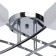 Ceiling Ceiling "Olympia", 8x60W E14, chrome 68x68x16 cm