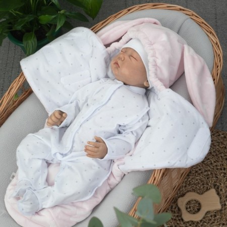 Set for discharge Demi-season Kinderlitto "Star Paths", 5 items, height 50-56 cm, pink color-4