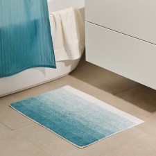 Bathroom soft rug, 50x80 cm, blue color