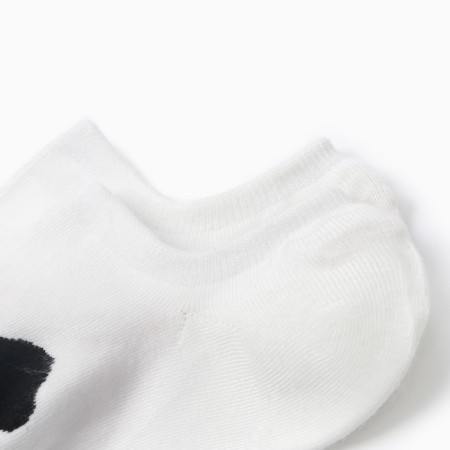 Women's socks invisible, white/paw, size 36-40-1