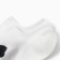 Women's socks invisible, white/paw, size 36-40