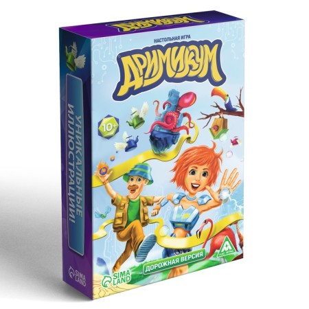Board game for asociation and imagination "Drimikum", 70 cards, 10+-2