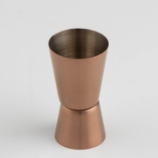 Dzhigger Dolyana Metallic, 15/30 ml, stainless steel, brown color