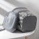 Pot with the pallet "Listopad", 9.8 l, the color is dark gray