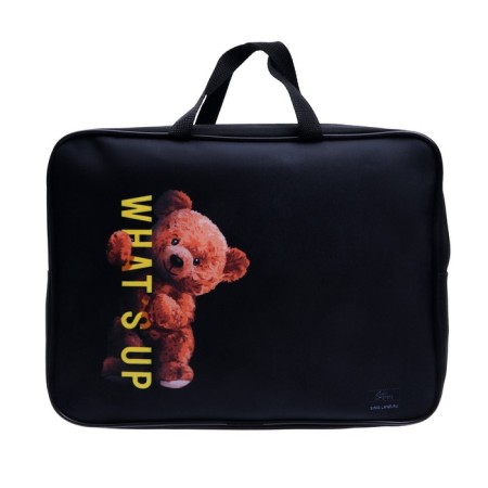 Folder with handles Textile A4, 350 x 270 x 100 mm, calligrata top "Bear"-1