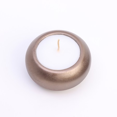 Candle "Complete" in the candlestick of gypsum Small, 6x3cm-2