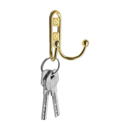 Hook furniture tundra TKD016, two -rod, gold-2