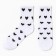 Women's socks kaftan "hearts" size 36-39 (23-25 ​​cm)