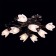 Celeal chandelier "Aida", 8x60W E14, copper 77x77x24 cm