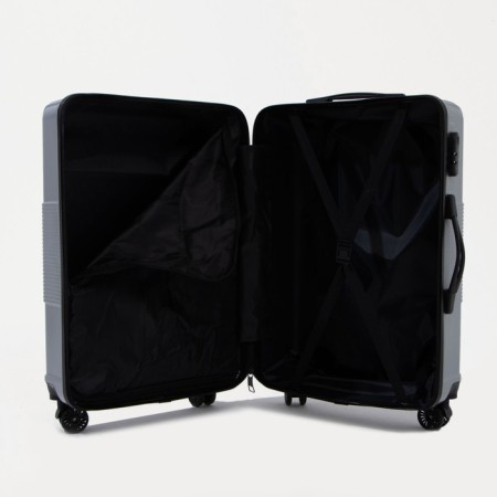 Middle suitcase 24 "Code lock, silver color-8