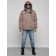 Male winter jacket, size 52, brown color