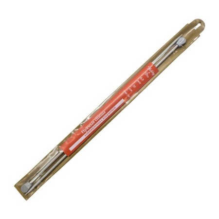 Right aluminum knitting needles with 35 cm/4.0 mm coating