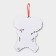 Decorative luminous jewelry (suspension) "Santa Claus on a swing" 36x26.5 cm