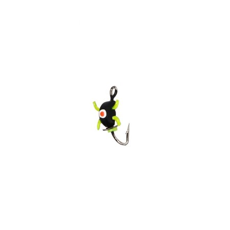 Mormyshka beetle with paws, weight 0.2 g, size 2-2