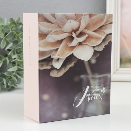 Photo album "Beige flower" 100f 10x15cm,