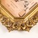 Photo frame Polystone 10x15 cm "Vegetable monograms" gold 17x1.8x22 cm