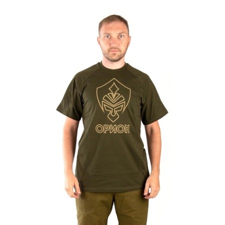 T-shirt Orion Logo, Cotton, Haki, Rr. XS-1