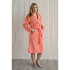 Women's shawl robe+kant, size 48, coral, maistra