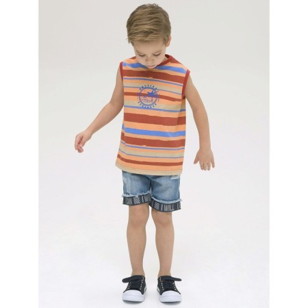 T -shirt for boys, height 86 cm, orange color-4